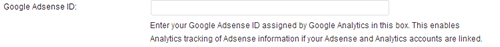 Google Analyticator Google Adsense ID