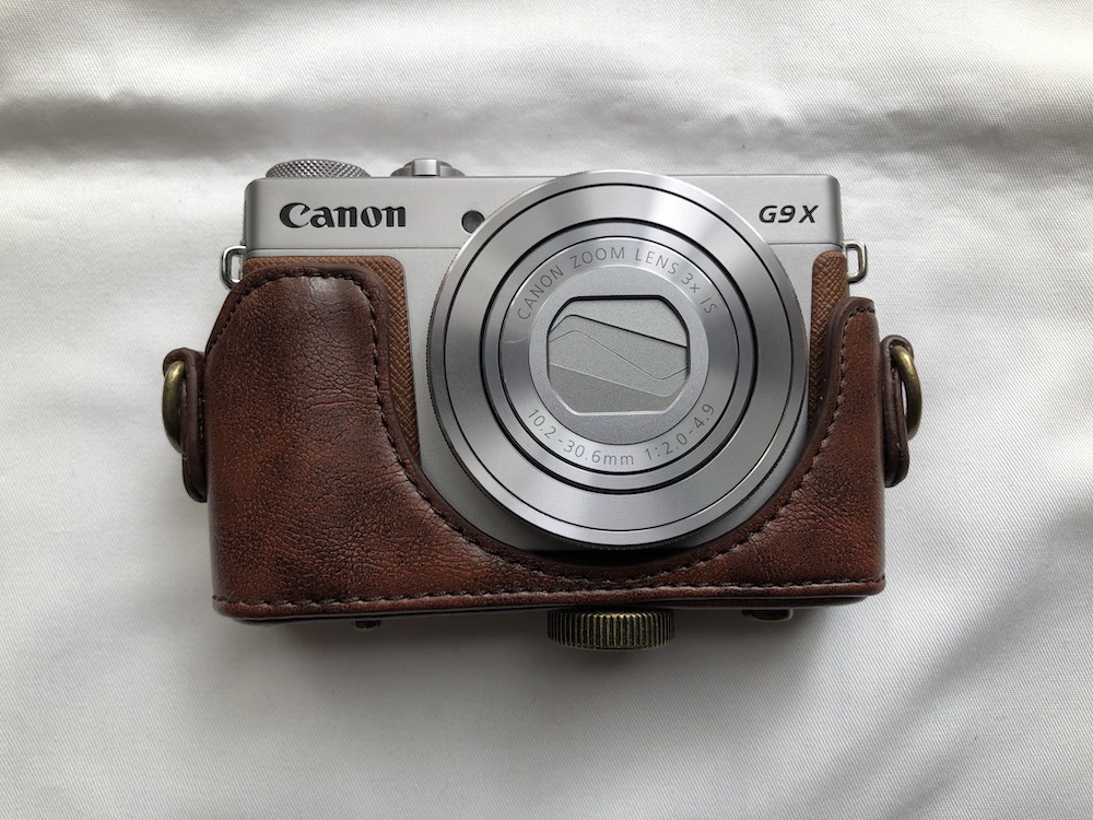 Canon PowerShot G9 X,Mark2用のカメラケースを購入したらかなりいい 