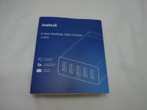Inatech 5-Port Desktop USB Charger　外箱