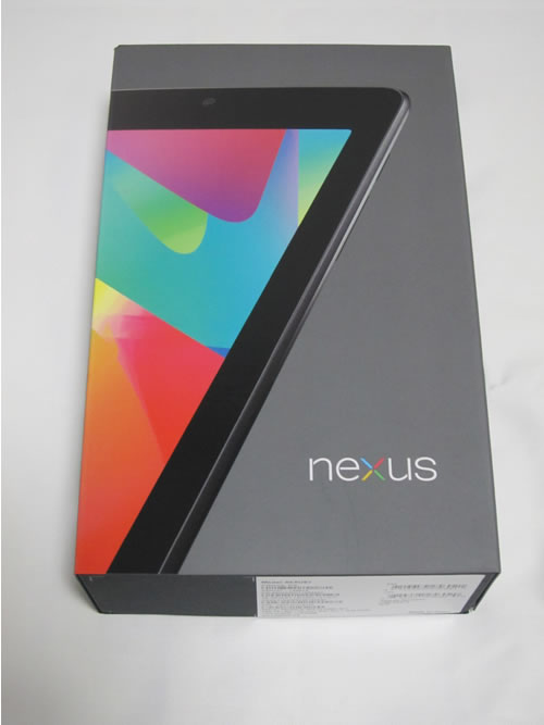 Google Nexus 7　箱