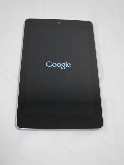 Google Nexus 7 起動画面