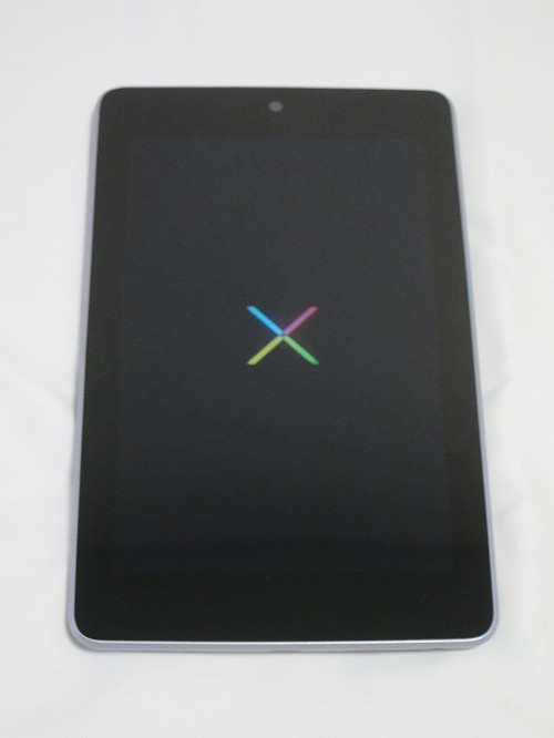 Google Nexus 7 起動中画面