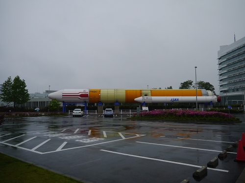純国産ロケット　HⅡの実機