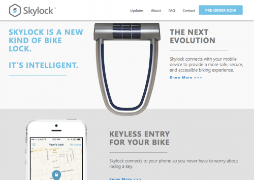 Skylock | Peace of mind for your bike