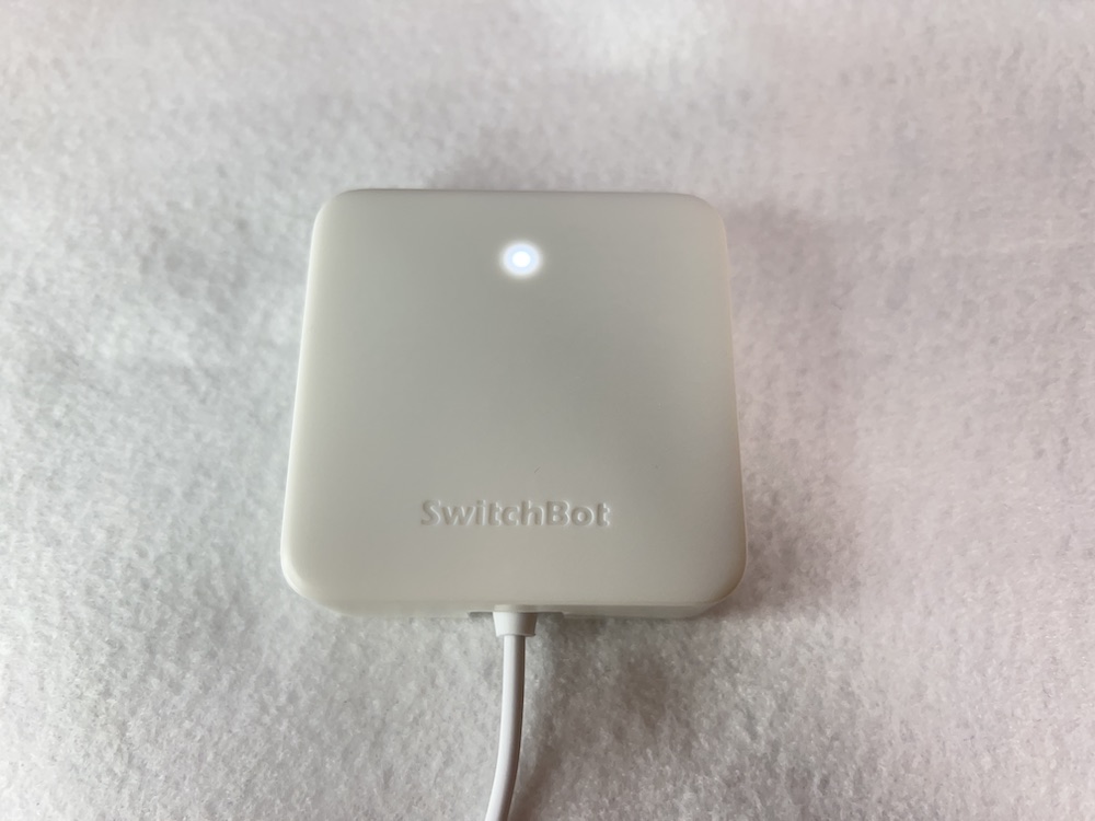 SwitchBot ハブミニ LEDが点灯